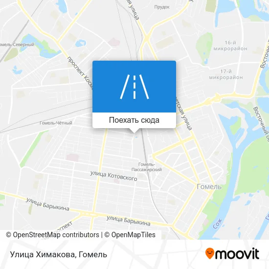 Карта Улица Химакова