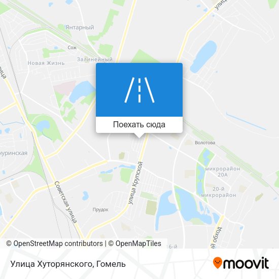 Карта Улица Хуторянского