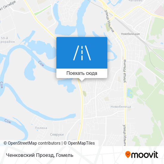 Карта Ченковский Проезд