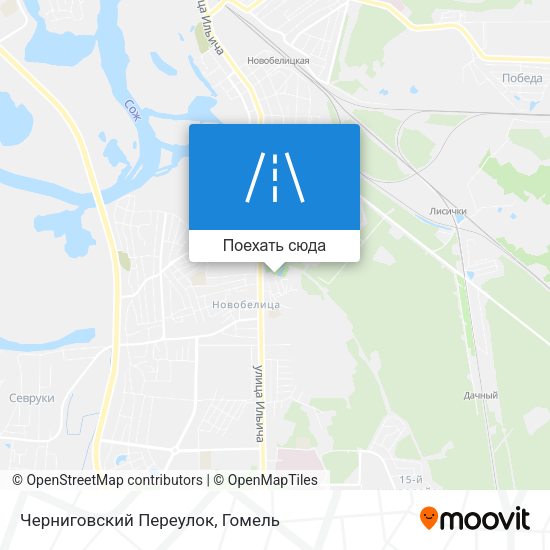 Карта Черниговский Переулок