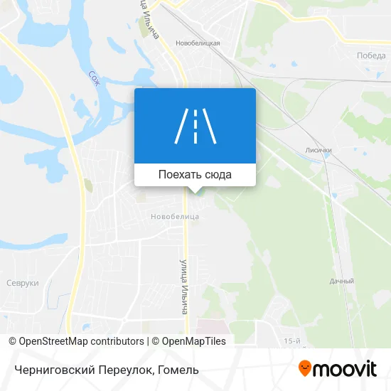Карта Черниговский Переулок