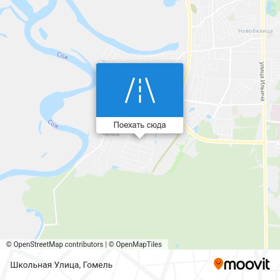 Карта Школьная Улица