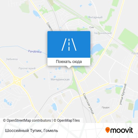 Карта Шоссейный Тупик