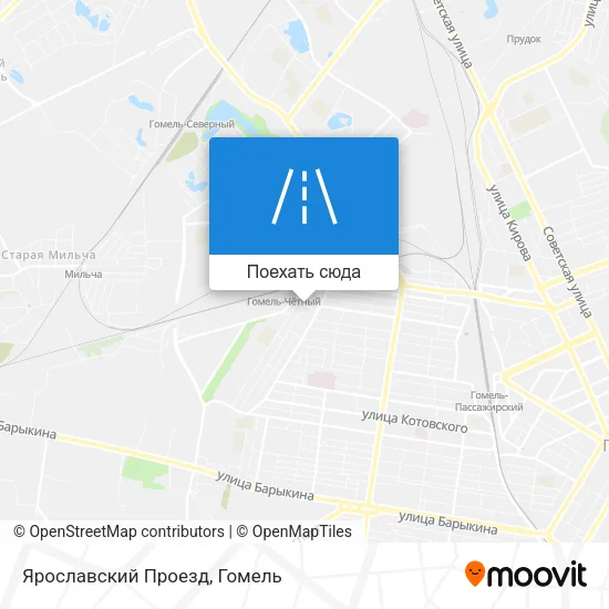 Карта Ярославский Проезд