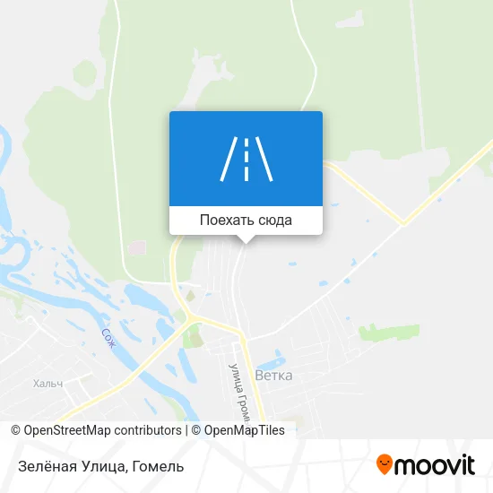 Карта Зелёная Улица