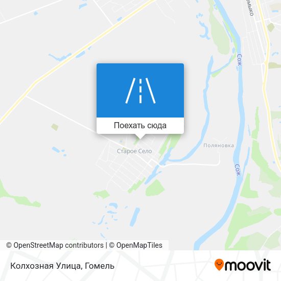 Карта Колхозная Улица