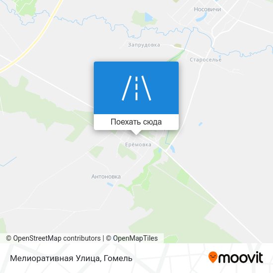 Карта Мелиоративная Улица