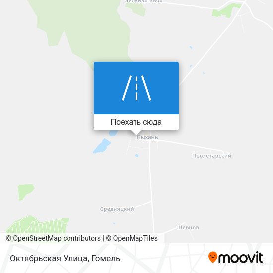 Карта Октябрьская Улица