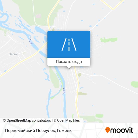 Карта Первомайский Переулок