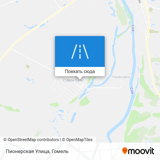 Карта Пионерская Улица