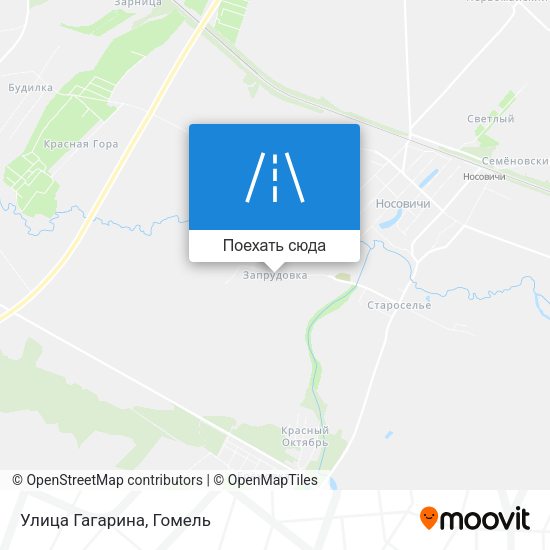 Карта Улица Гагарина