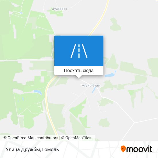 Карта Улица Дружбы