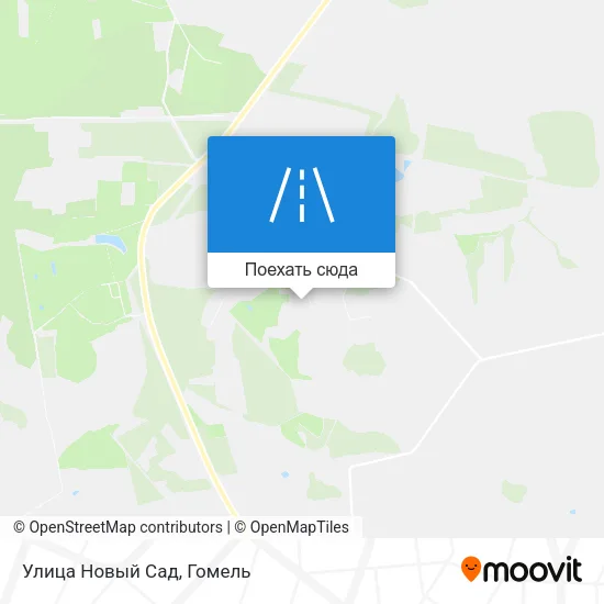 Карта Улица Новый Сад
