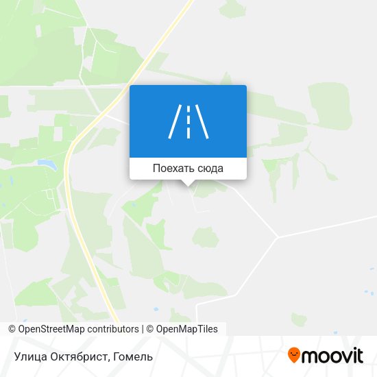 Карта Улица Октябрист