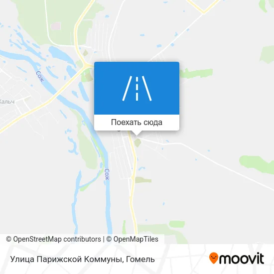 Карта Улица Парижской Коммуны