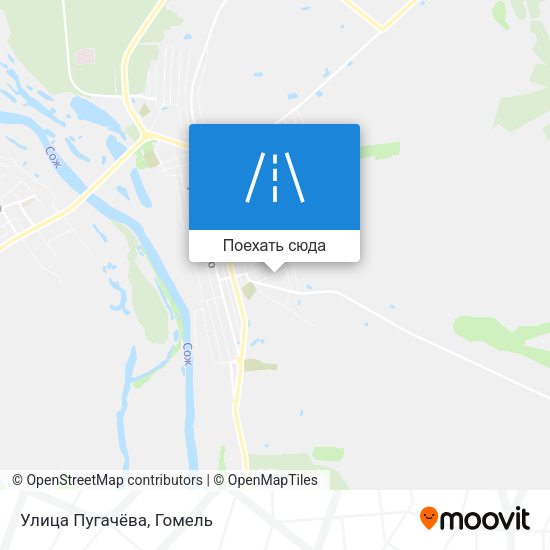 Карта Улица Пугачёва