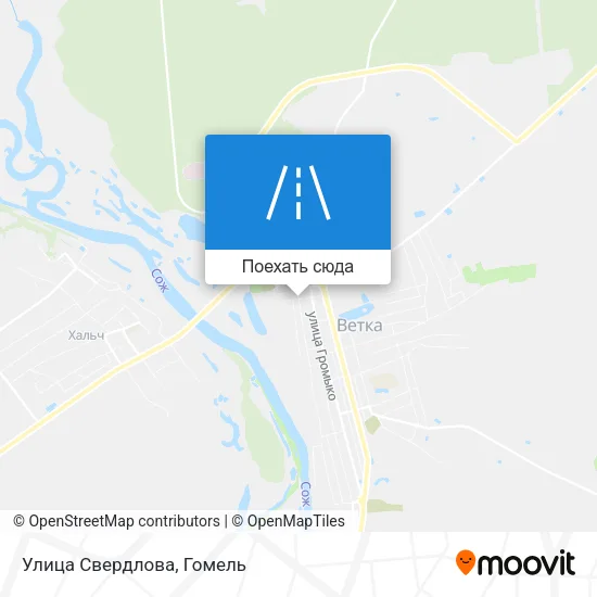 Карта Улица Свердлова
