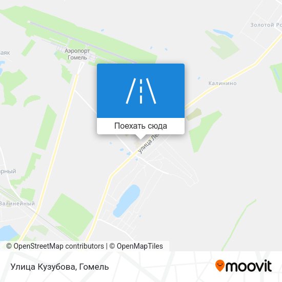 Карта Улица Кузубова