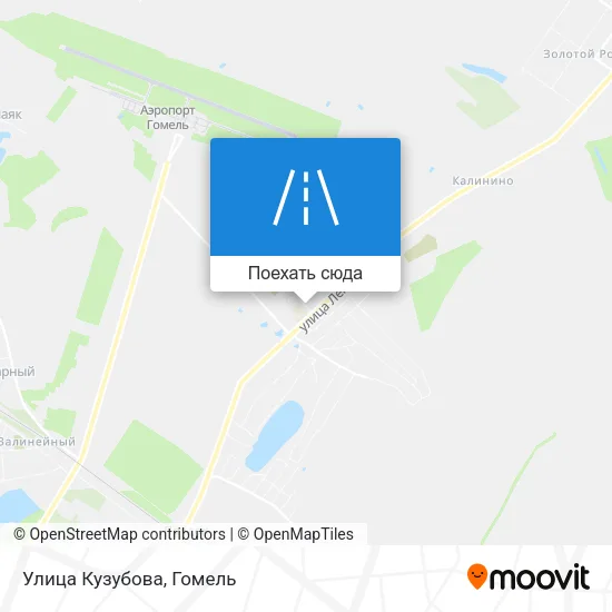 Карта Улица Кузубова