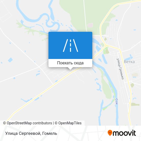 Карта Улица Сергеевой