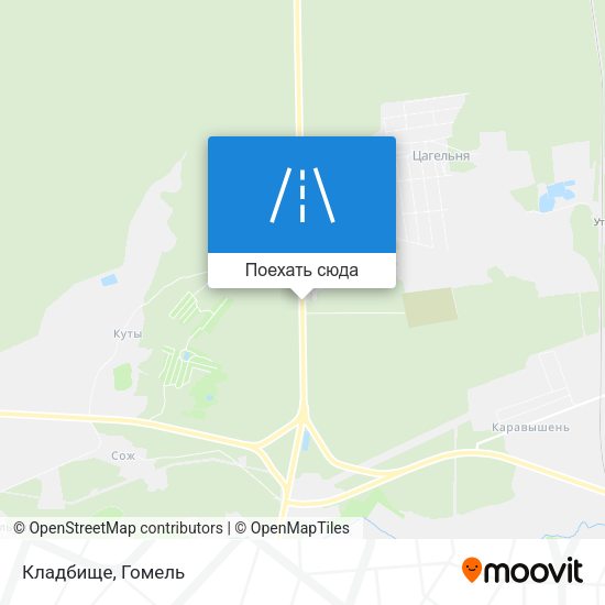 Карта Кладбище