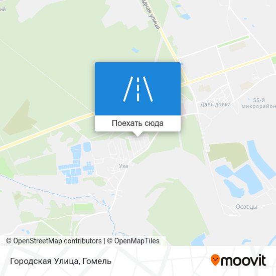 Карта Городская Улица