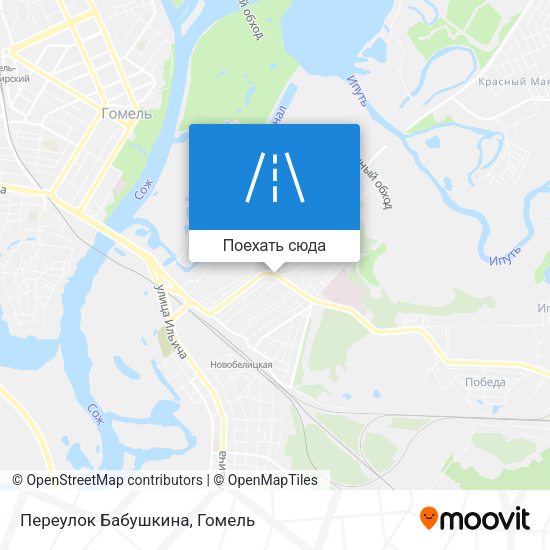 Карта Переулок Бабушкина