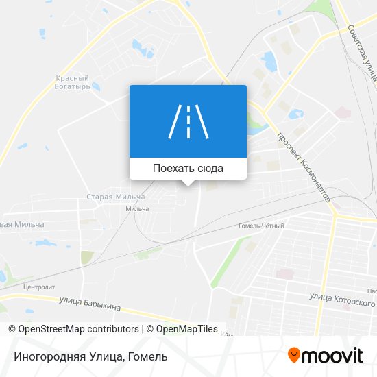 Карта Иногородняя Улица