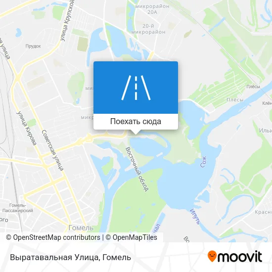 Карта Выратавальная Улица