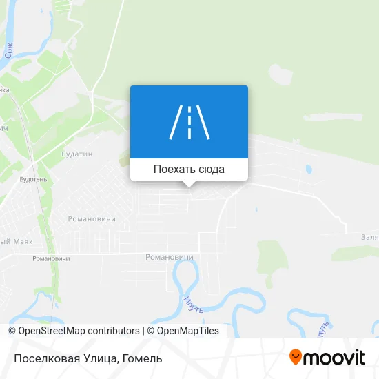 Карта Поселковая Улица