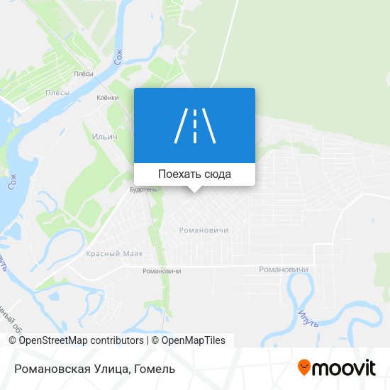 Карта Романовская Улица