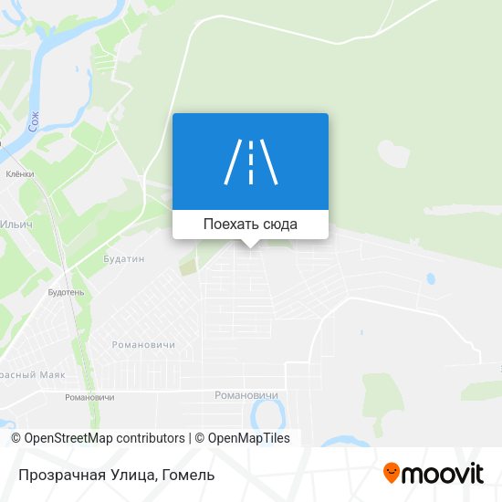 Карта Прозрачная Улица
