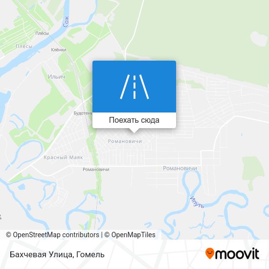 Карта Бахчевая Улица