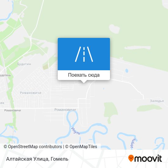 Карта Алтайская Улица