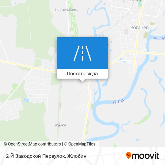Карта 2-Й Заводской Переулок