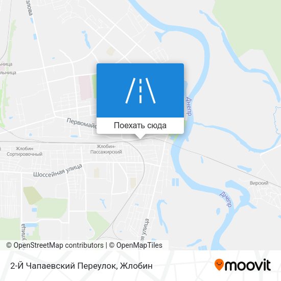 Карта 2-Й Чапаевский Переулок