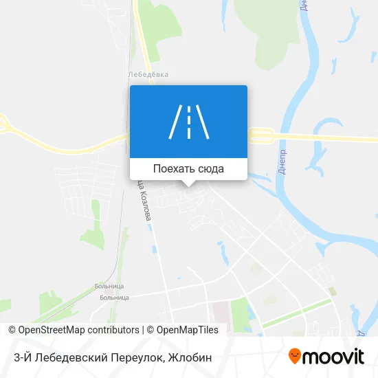 Карта 3-Й Лебедевский Переулок