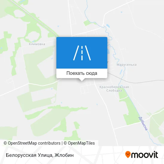 Карта Белорусская Улица