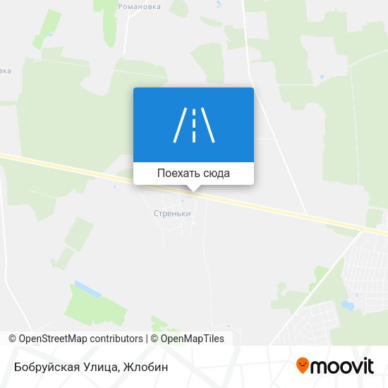 Карта Бобруйская Улица