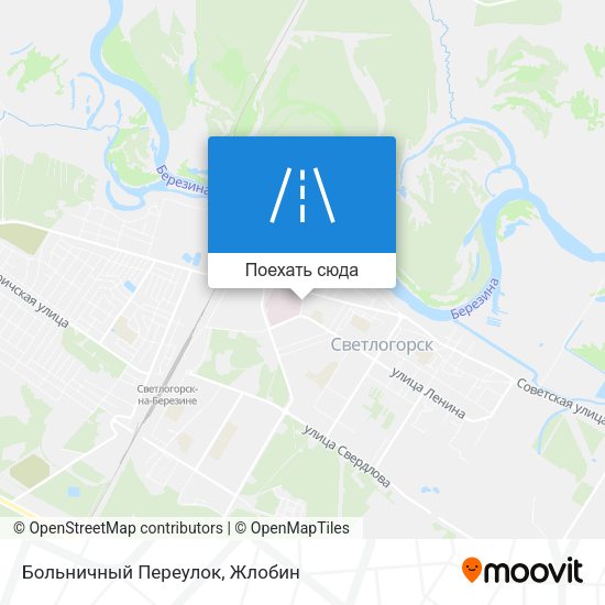 Карта Больничный Переулок