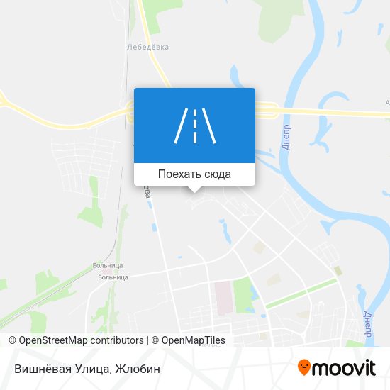 Карта Вишнёвая Улица