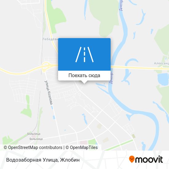 Карта Водозаборная Улица
