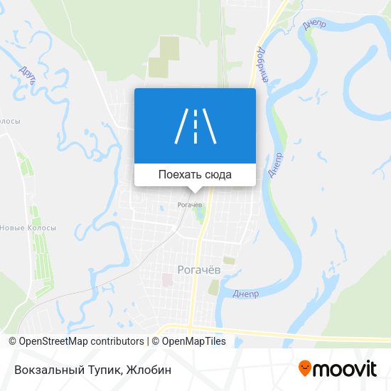 Карта Вокзальный Тупик