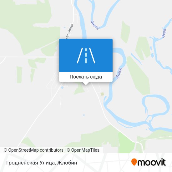 Карта Гродненская Улица