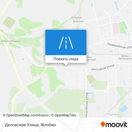 Карта Деповская Улица