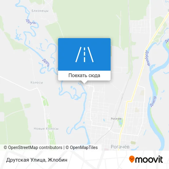 Карта Друтская Улица