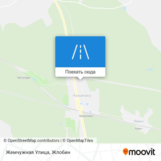 Карта Жемчужная Улица