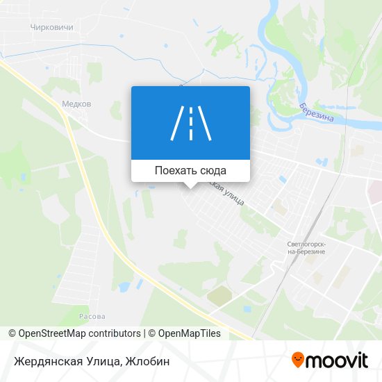 Карта Жердянская Улица