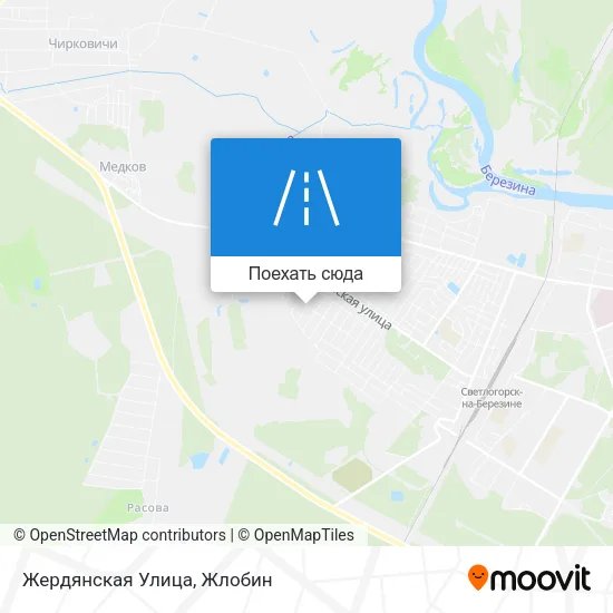 Карта Жердянская Улица