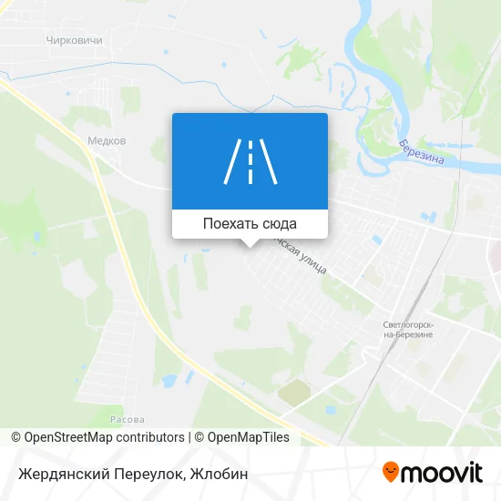 Карта Жердянский Переулок